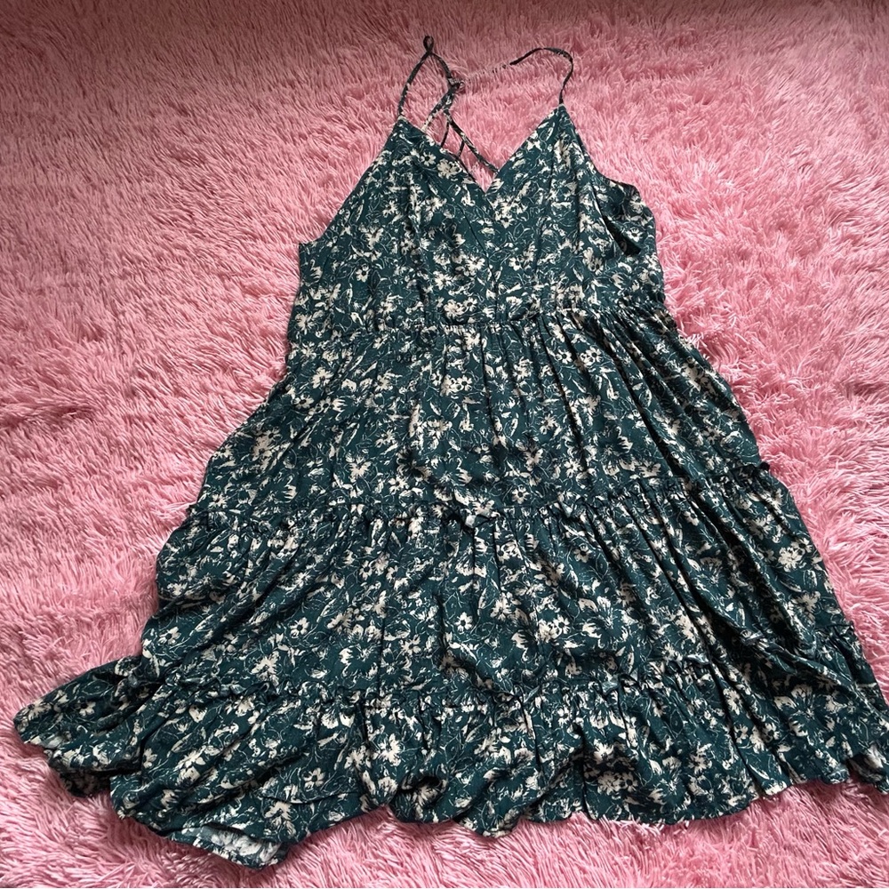 Maurices Floral Spaghetti Strap Dress